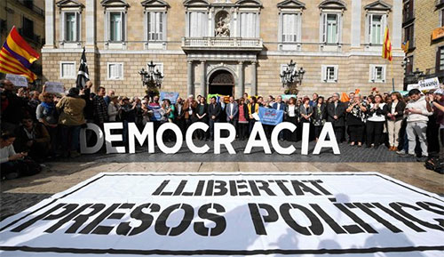 protesta en Barcelona Asamblea Nacional Catalana llama a “llenar las calles” de Barcelona
